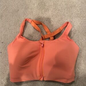 lululemon athletica energy high support zip front sports bra 34DDD